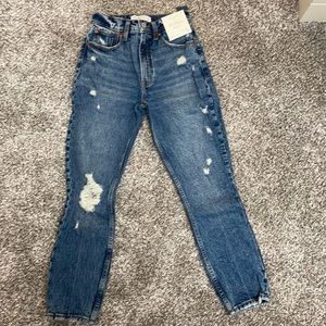 Abercrombie high rise skinny jeans